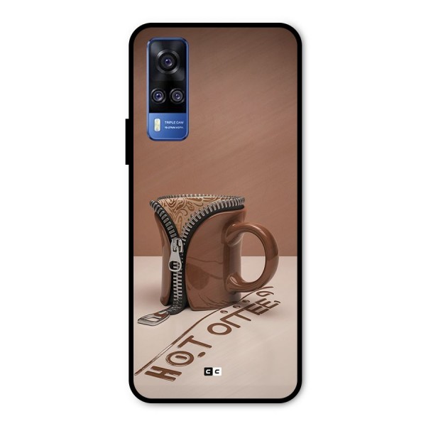Hot Coffee Metal Back Case for Vivo Y51A