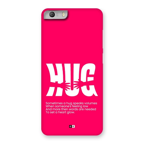 Hug Speaks Back Case for Canvas Knight 2