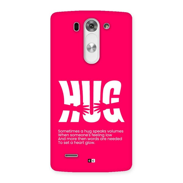 Hug Speaks Back Case for LG G3 Beat