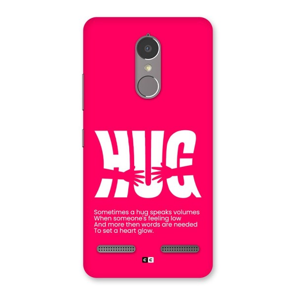 Hug Speaks Back Case for Lenovo K6 Power