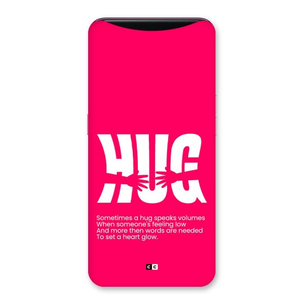 Hug Speaks Back Case for Oppo Find X