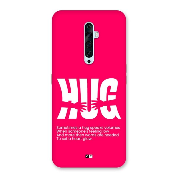 Hug Speaks Back Case for Oppo Reno2 F
