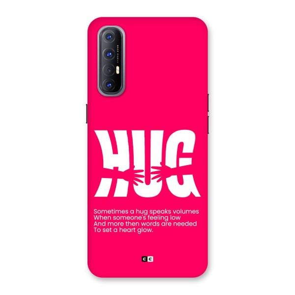 Hug Speaks Back Case for Oppo Reno3 Pro