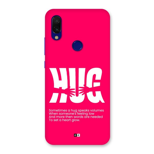 Hug Speaks Back Case for Redmi Y3