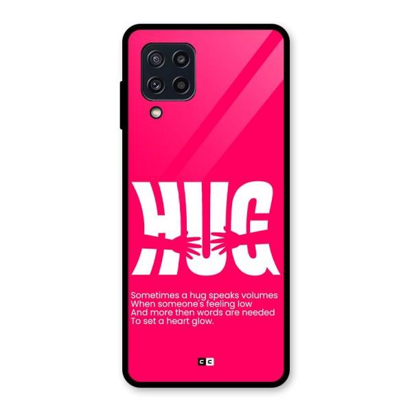 Hug Speaks Glass Back Case for Galaxy M32