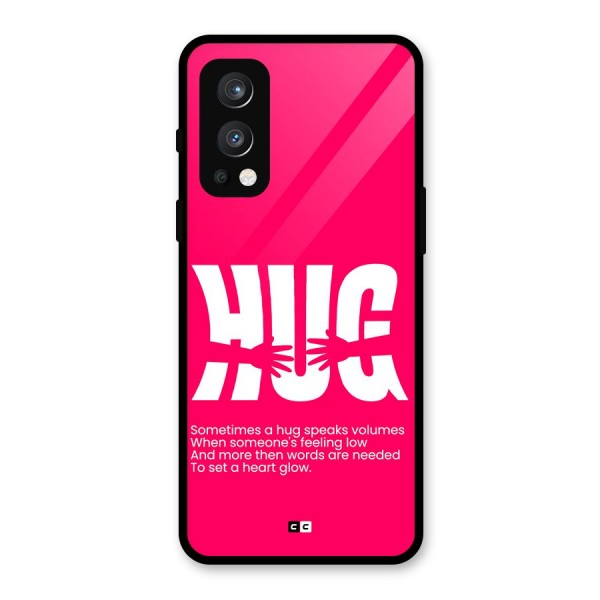 Hug Speaks Glass Back Case for OnePlus Nord 2 5G