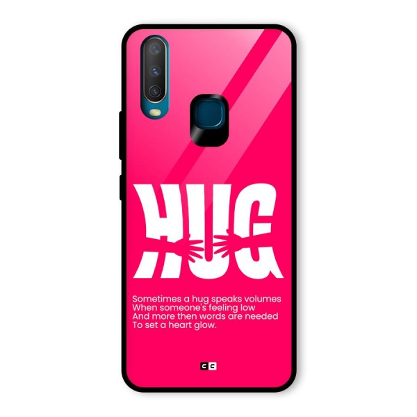 Hug Speaks Glass Back Case for Vivo Y15