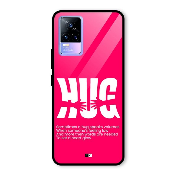 Hug Speaks Glass Back Case for Vivo Y73