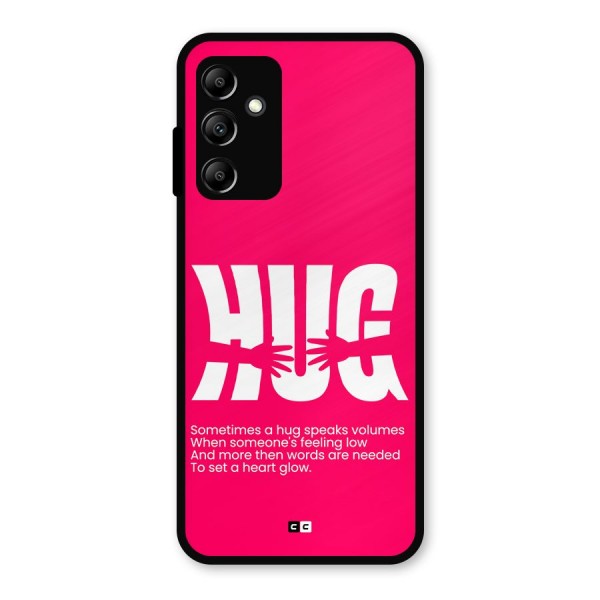 Hug Speaks Metal Back Case for Galaxy A14 5G