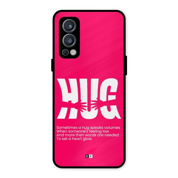 Hug Speaks Metal Back Case for OnePlus Nord 2 5G