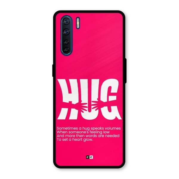Hug Speaks Metal Back Case for Oppo F15