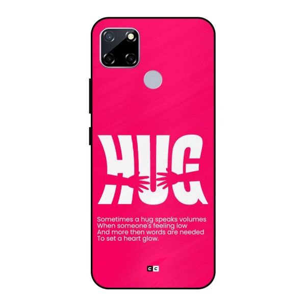 Hug Speaks Metal Back Case for Realme Narzo 30A