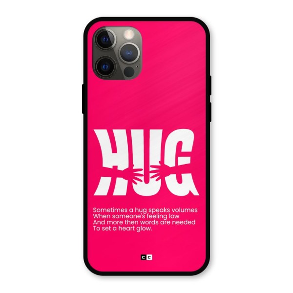 Hug Speaks Metal Back Case for iPhone 12 Pro