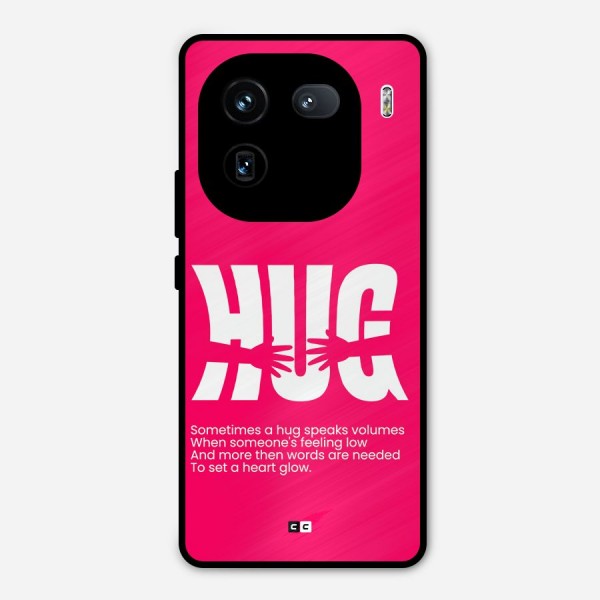 Hug Speaks Metal Back Case for iQOO 12