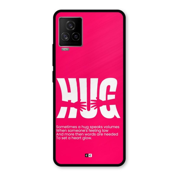 Hug Speaks Metal Back Case for iQOO 7 Legend 5G