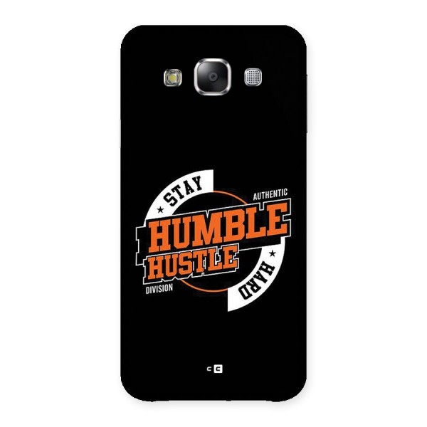 Humble Hustle Back Case for Galaxy E5