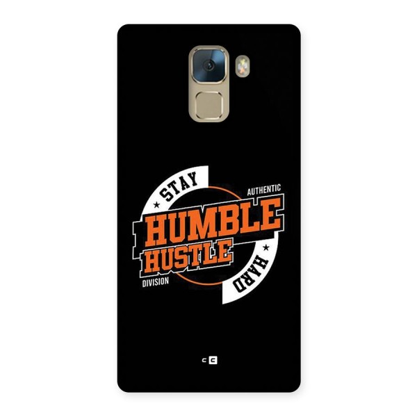 Humble Hustle Back Case for Honor 7