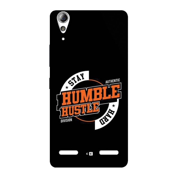 Humble Hustle Back Case for Lenovo A6000 Plus
