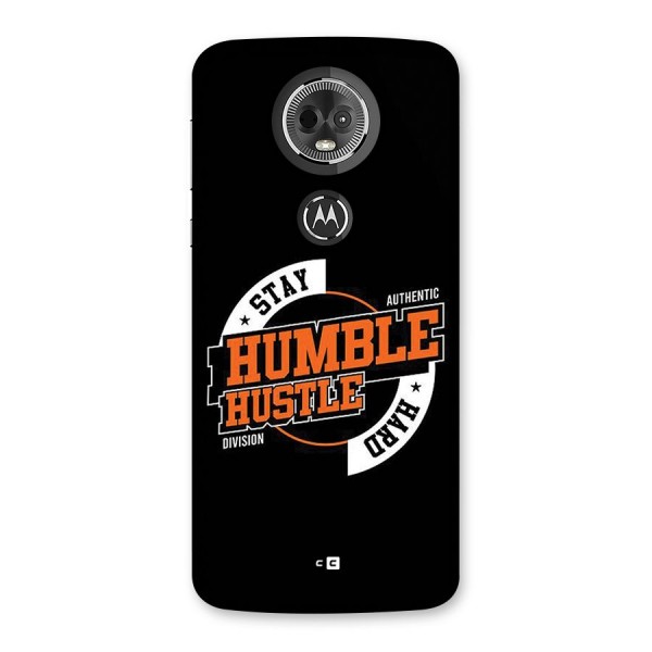 Humble Hustle Back Case for Moto E5 Plus