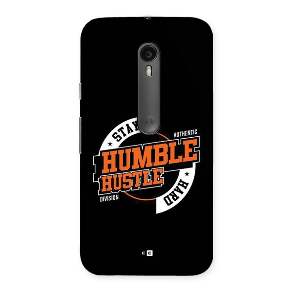 Humble Hustle Back Case for Moto G3