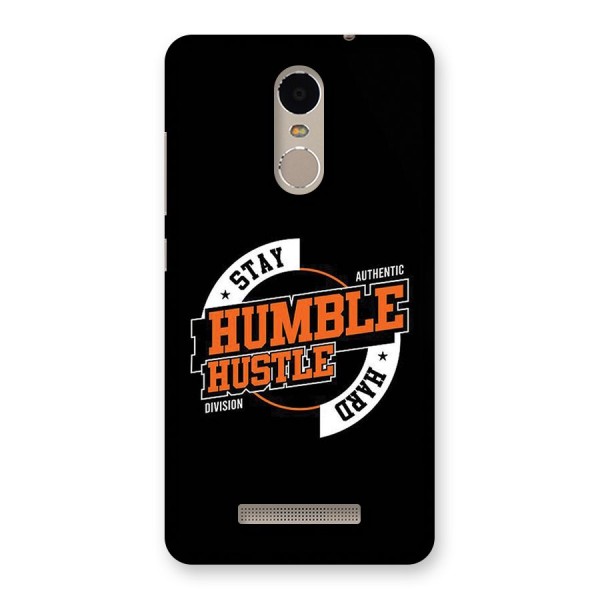 Humble Hustle Back Case for Redmi Note 3