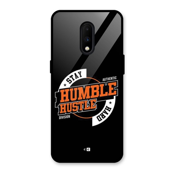 Humble Hustle Glass Back Case for OnePlus 7