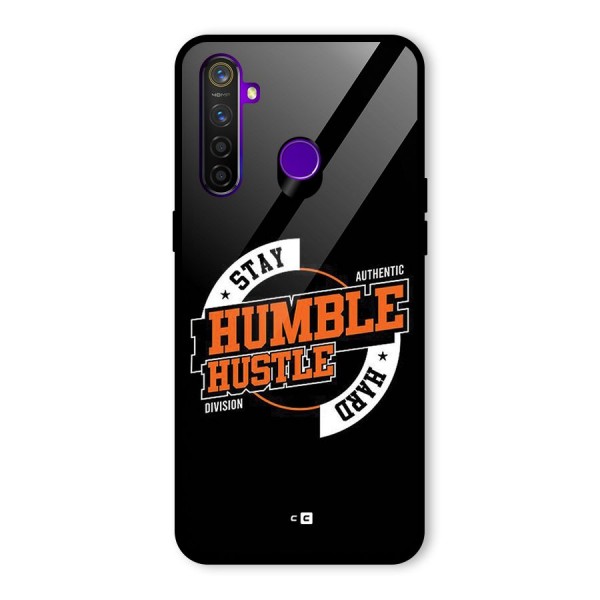Humble Hustle Glass Back Case for Realme 5 Pro