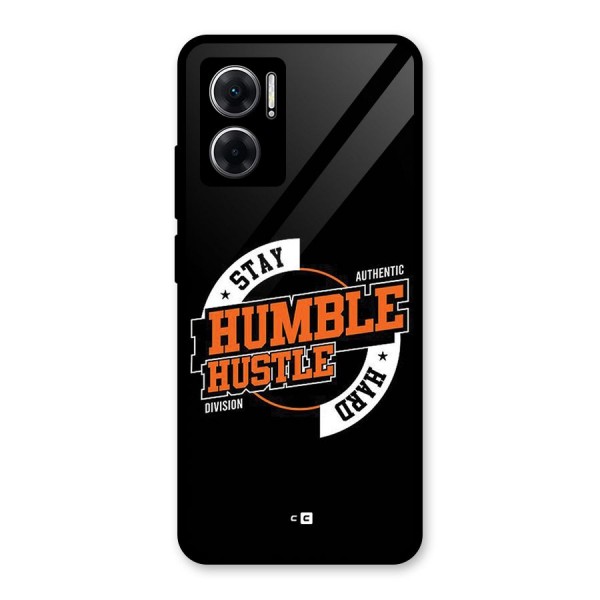 Humble Hustle Glass Back Case for Redmi 11 Prime 5G