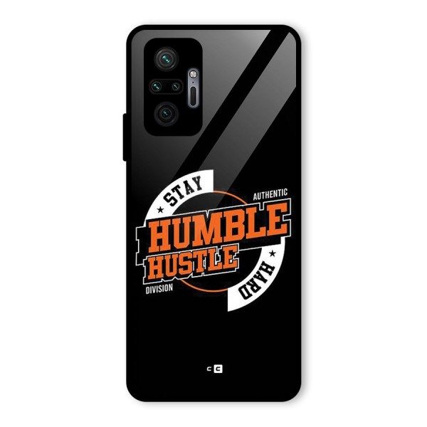 Humble Hustle Glass Back Case for Redmi Note 10 Pro Max