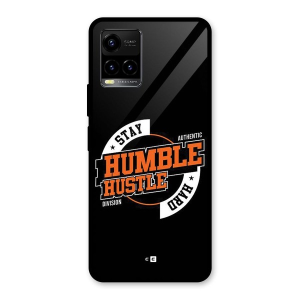 Humble Hustle Glass Back Case for Vivo Y33s