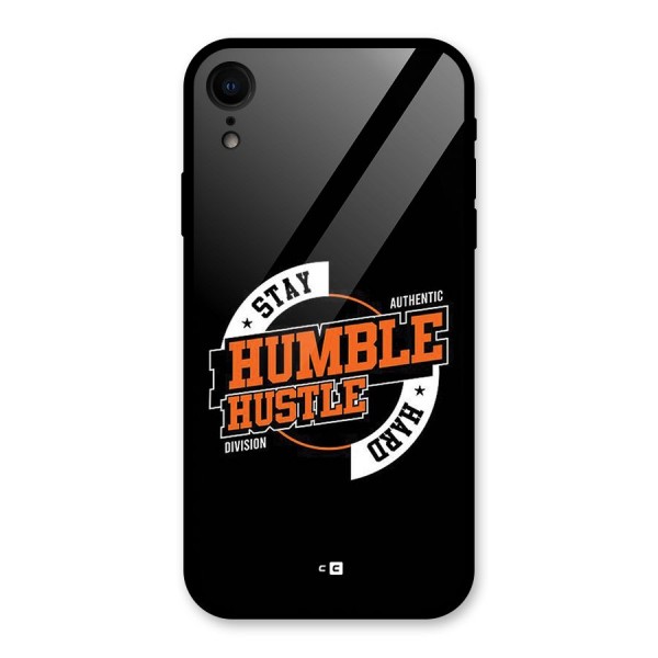 Humble Hustle Glass Back Case for iPhone XR