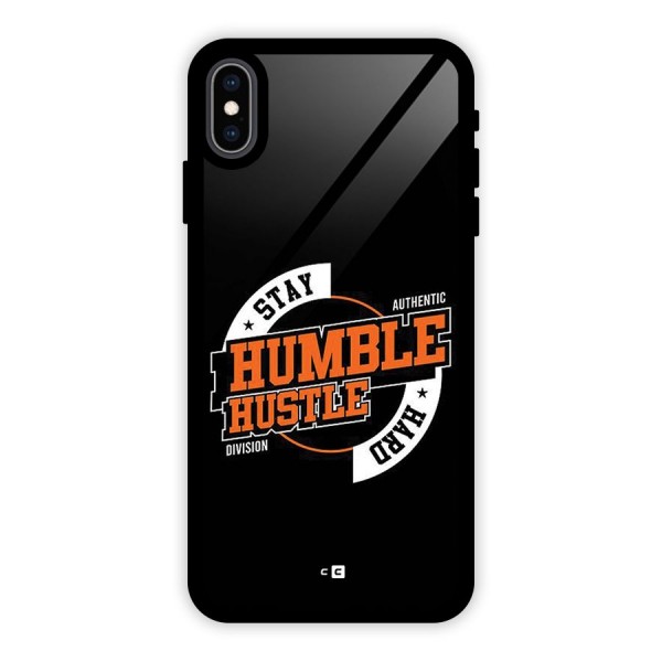 Humble Hustle Glass Back Case for iPhone XS Max