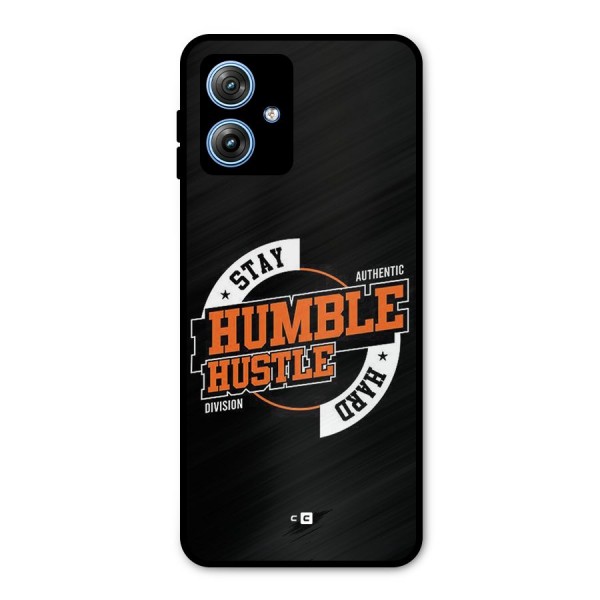 Humble Hustle Metal Back Case for Moto G54
