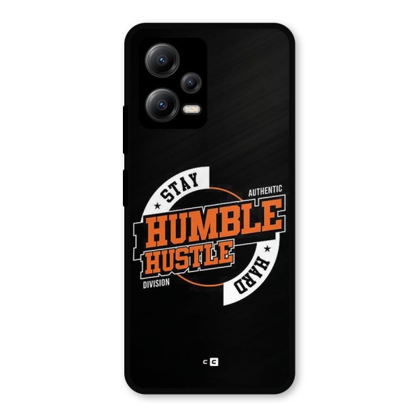 Humble Hustle Metal Back Case for Poco X5