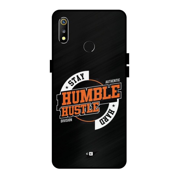 Humble Hustle Metal Back Case for Realme 3i
