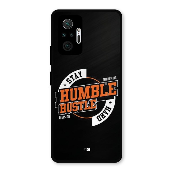 Humble Hustle Metal Back Case for Redmi Note 10 Pro
