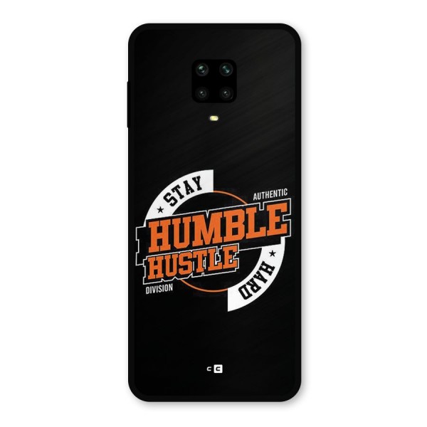 Humble Hustle Metal Back Case for Redmi Note 9 Pro Max
