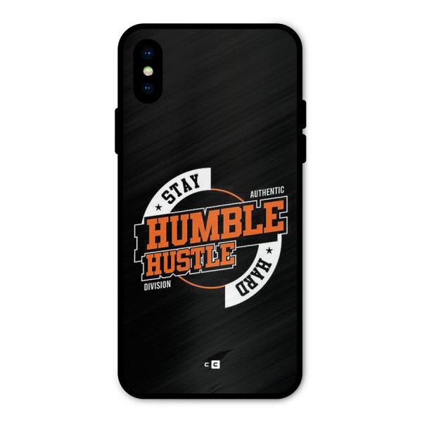 Humble Hustle Metal Back Case for iPhone X