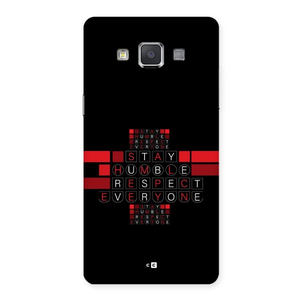 Humble Respect Back Case for Galaxy Grand Max