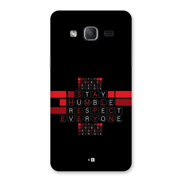 Humble Respect Back Case for Galaxy On7 Pro
