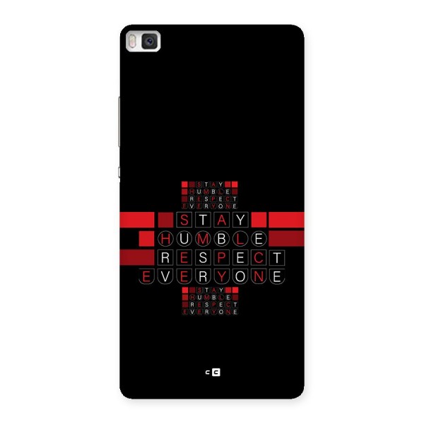 Humble Respect Back Case for Huawei P8