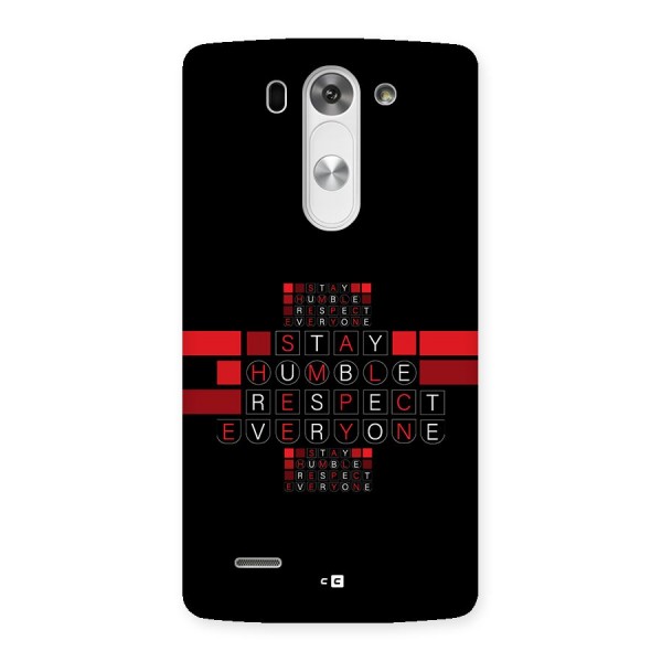 Humble Respect Back Case for LG G3 Beat