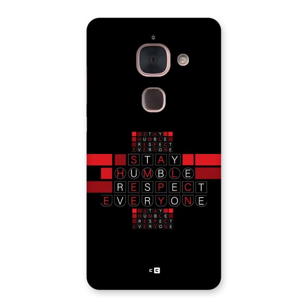 Humble Respect Back Case for Le Max 2