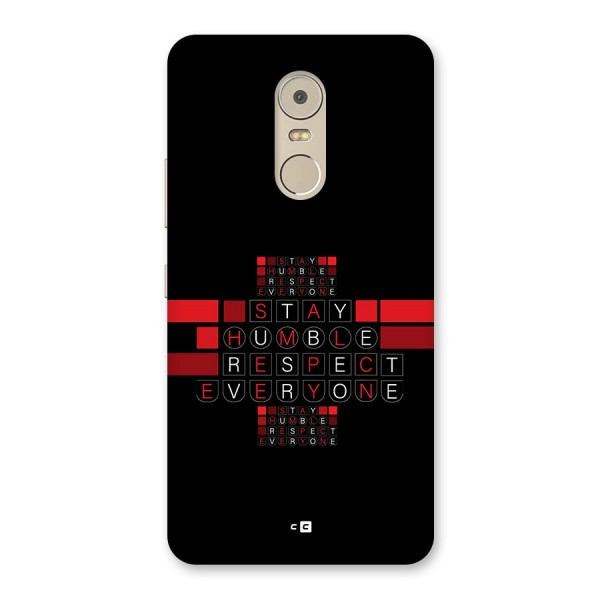 Humble Respect Back Case for Lenovo K6 Note