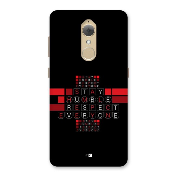 Humble Respect Back Case for Lenovo K8