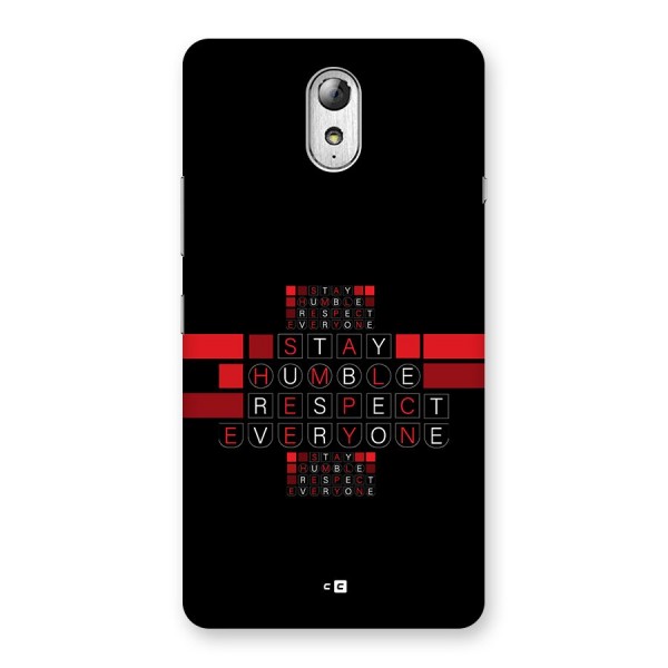 Humble Respect Back Case for Lenovo Vibe P1M