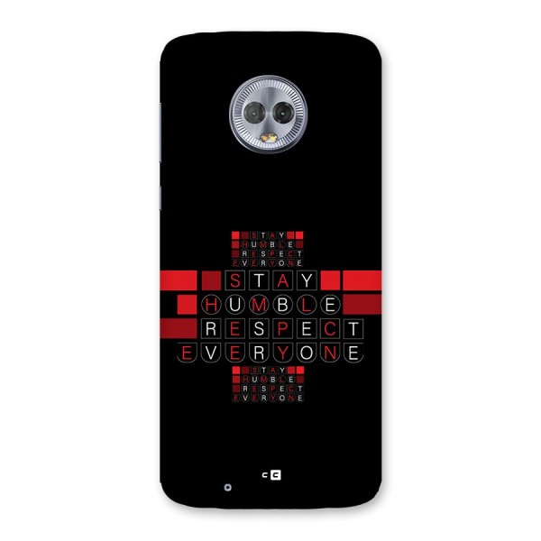 Humble Respect Back Case for Moto G6