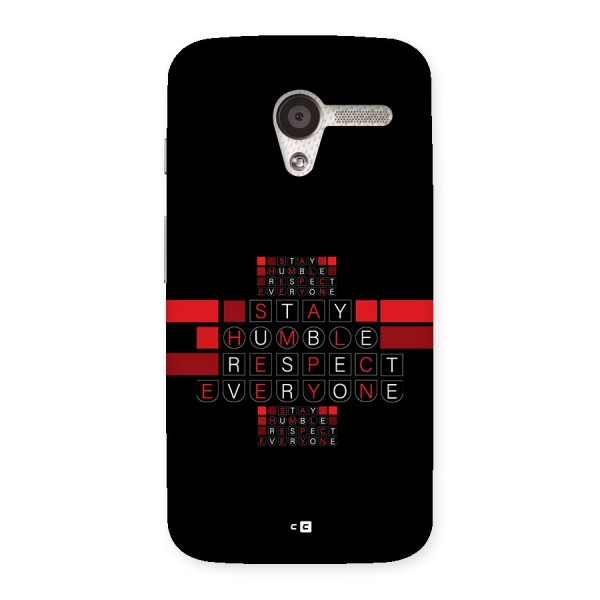 Humble Respect Back Case for Moto X