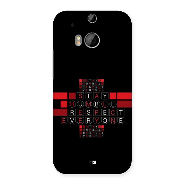 Humble Respect Back Case for One M8