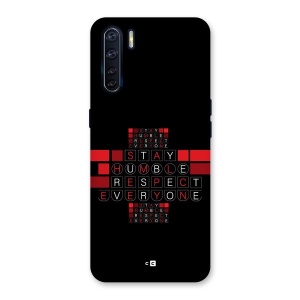 Humble Respect Back Case for Oppo F15